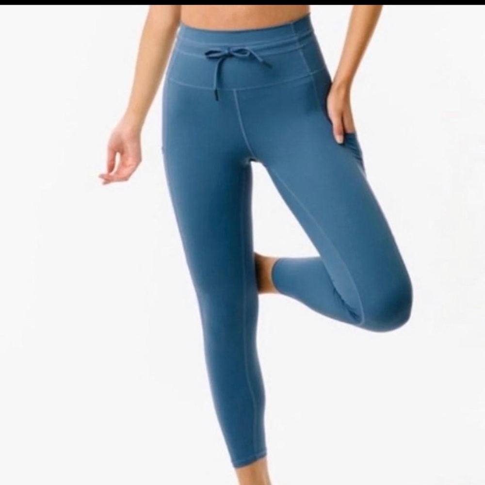 Zyia Active Drawstring Luxe Leggings Size 4